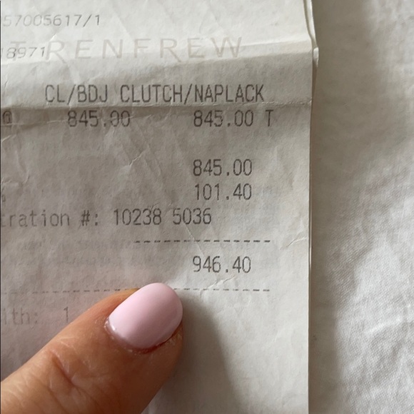 YSL ❌SOLD ❌red clutch authentic ! - Picture 11 of 11